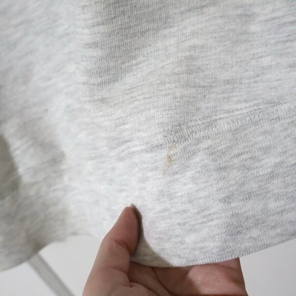 Vintage Only Cotton Purdue Spellout Gray Crewneck Sweatshirt XL College Preppy - Picture 3 of 10